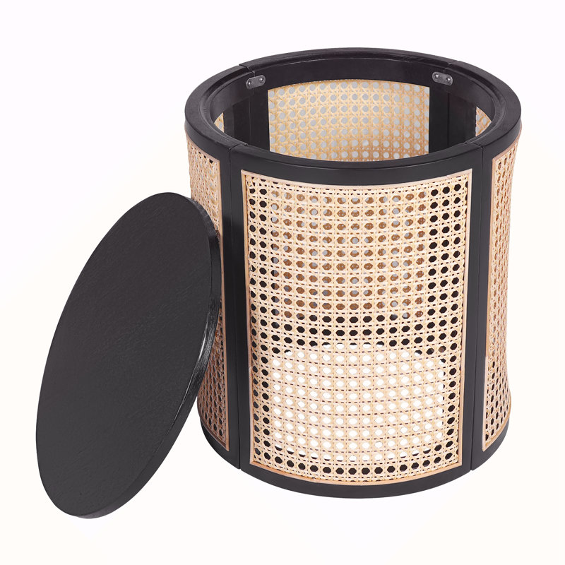 Table de bout ronde 15,70 po, Noir
