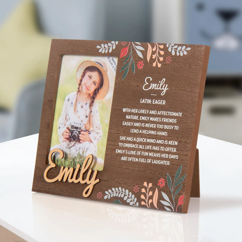 Hazella Tan Solid + Manufactured Wood Picture Frame