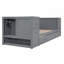 Lit de jour simple avec accoudoirs de rangement, lit gigogne-117190707