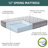Restologie Wave 12" Medium Pillow Top Hybrid Mattress-1620537478