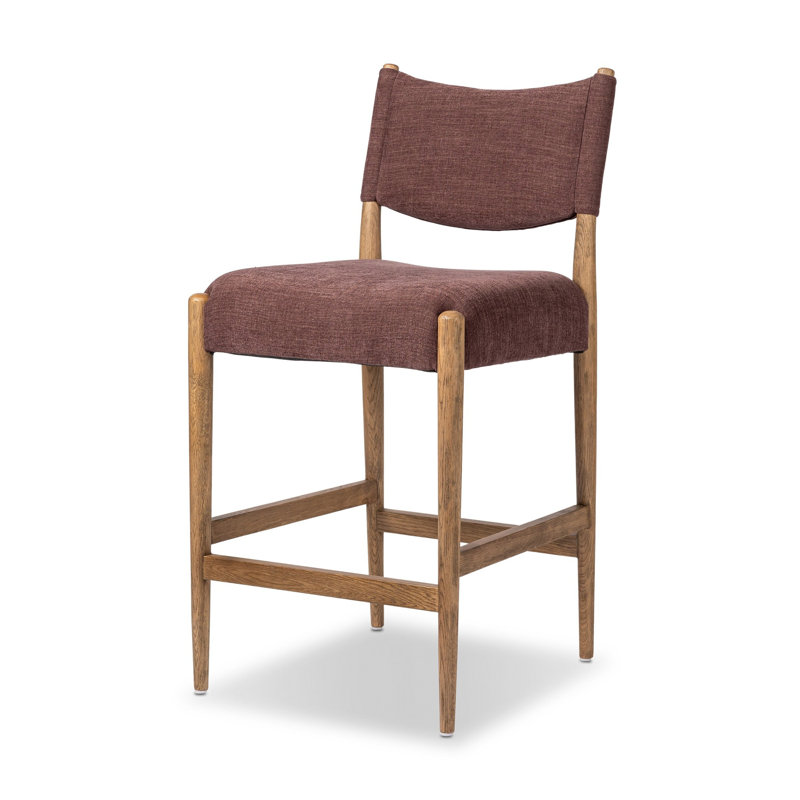 Tabouret Tara, Chêne grillé, Prune Laughlin