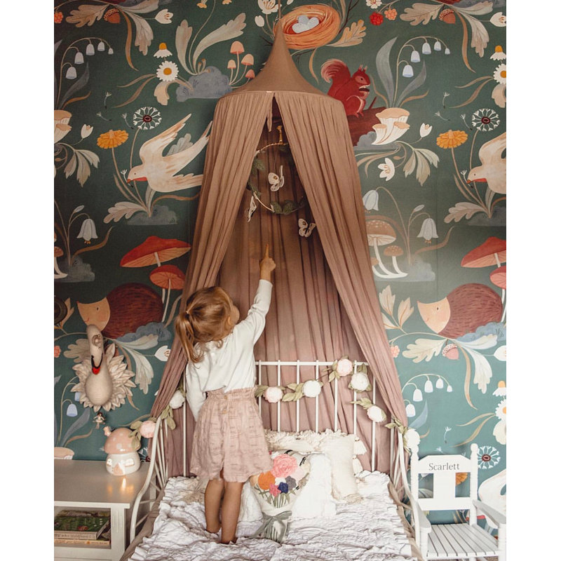 Wallpaper by Kelsey Garrity Riley, Non-Pasted, Green/Brown