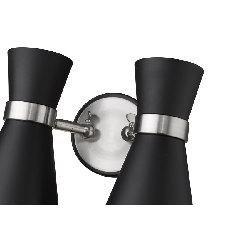 Odysseus Armed Sconce, Brushed Nickel