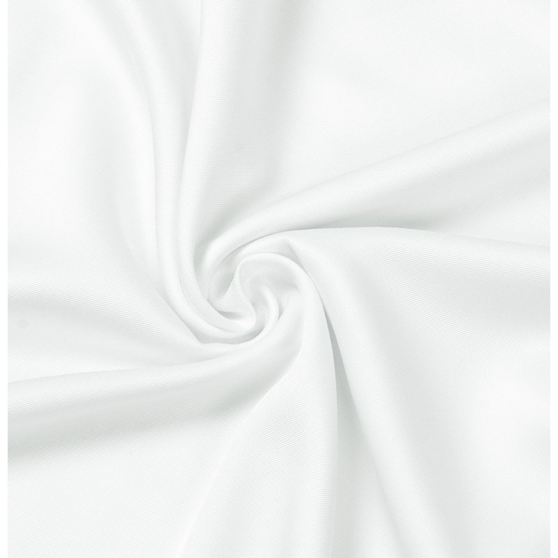  Ensemble de draps en rayonne de satin, Blanc, Très grand californien