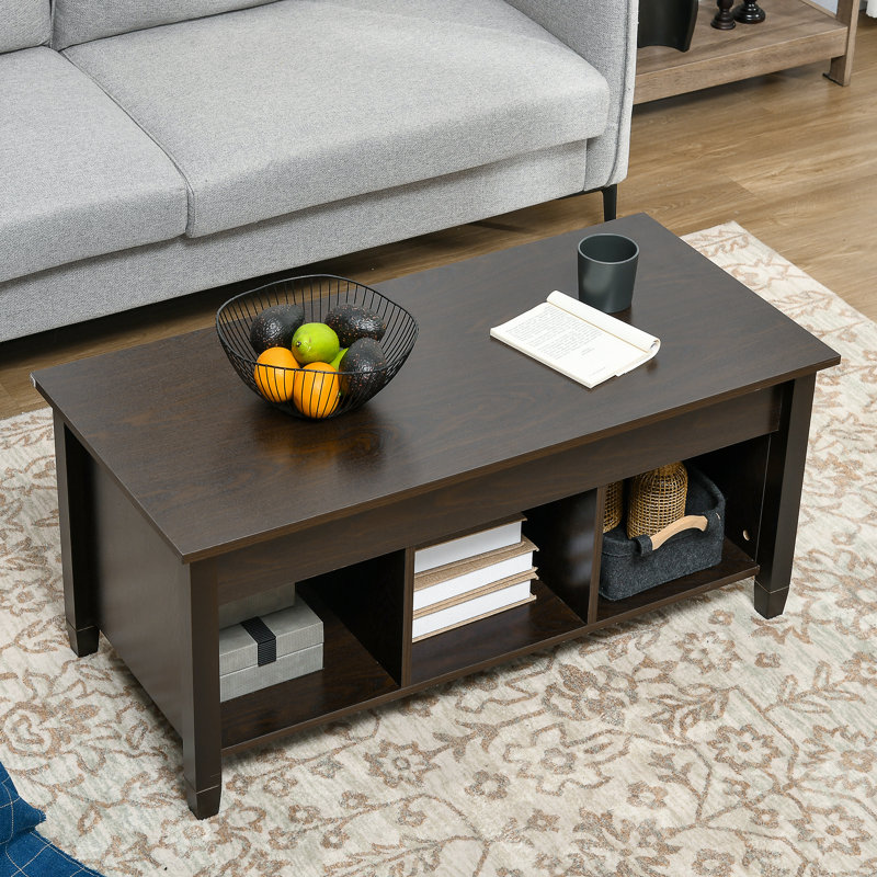 Table basse Poitiers, Brun foncé