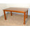 Oak Rectangular Solid Wood Top with Solid Wood Base Dining Table