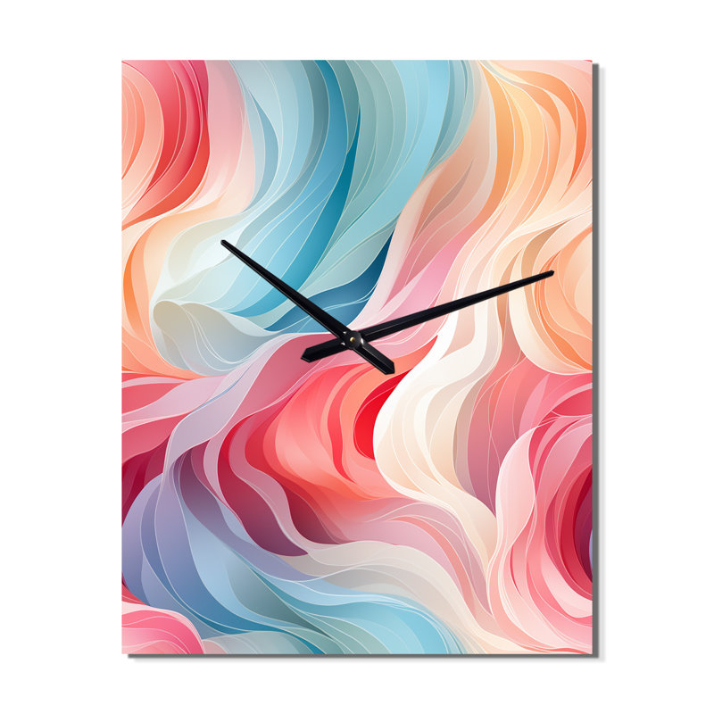 Janoah - Horloge murale abstraite, H 28 po x l 12 po x P 1 po
