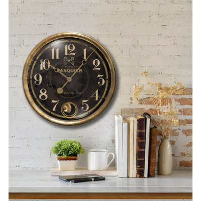 Faron Metal Wall Clock