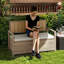 Banc de rangement extérieur 70 gallons Balconera