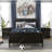 Emelinda Transitional Sleigh Bed-1710772500-1710772502