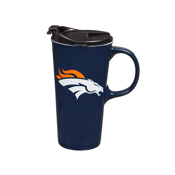 Simple Modern Officially Licensed NFL Insulated Stainless Steel Tumbler  with Clear Flip Lid and Straw