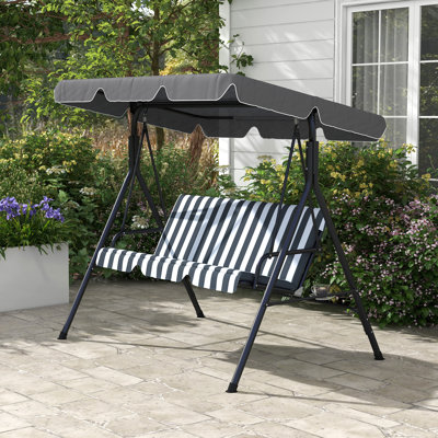 3 Person Porch Swing with Canopy