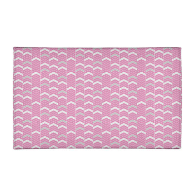 Chenille Chevron Indoor Rug