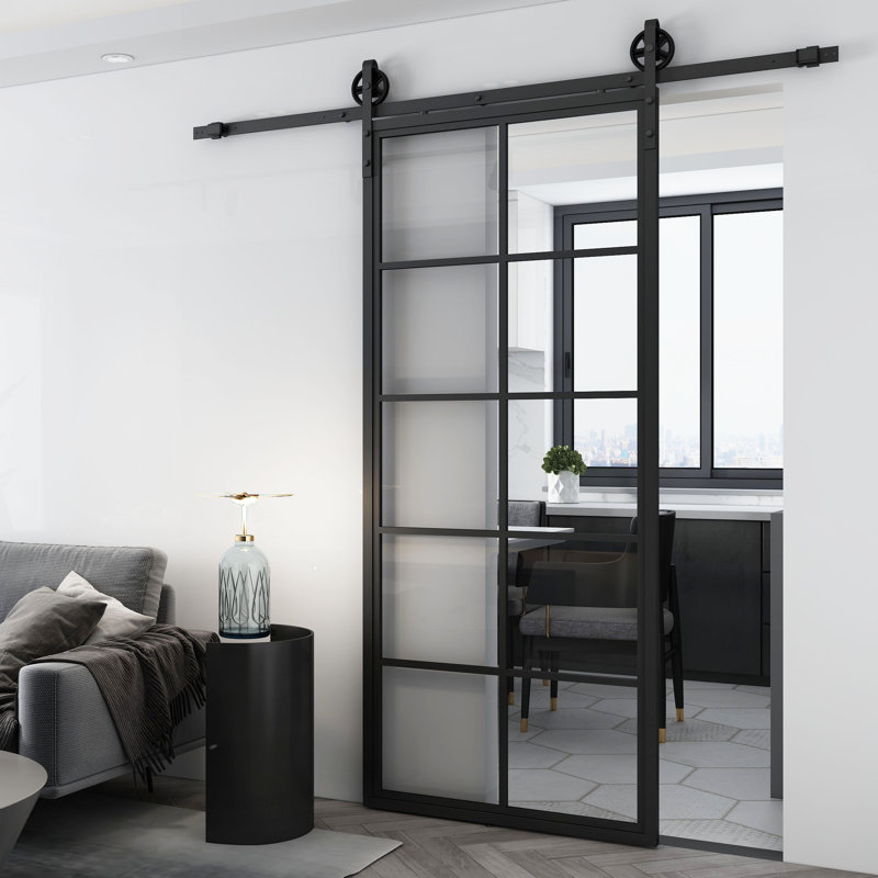 Kenn Tivoli Metal Sliding Door, 210cm H x 100cm W x 3cm D