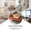 Banc rembourré avec rangement à compartiments et coussins décoratifs l 56 po Aristides-165508281