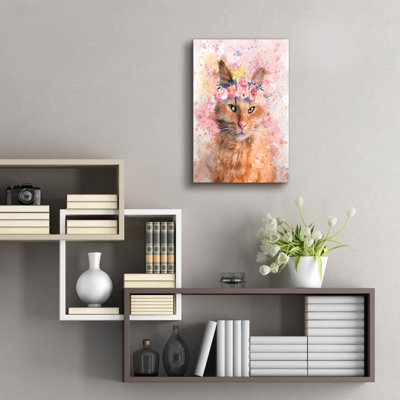 «Flower Crown Tabby Cat 7» par Faugaby Affiliates