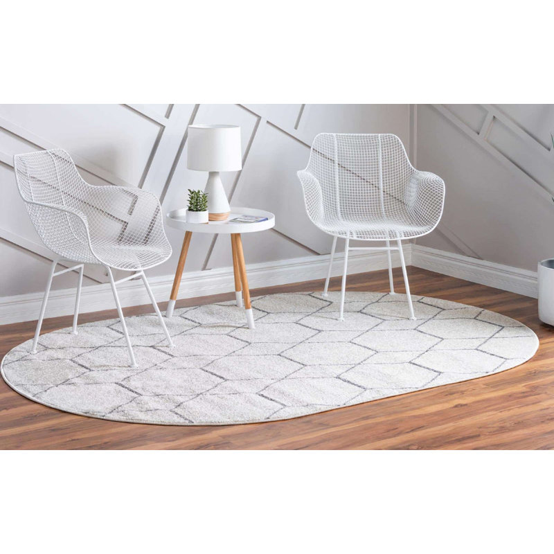 Tellaro Abstract Indoor Rug, Oval 3' x 5'