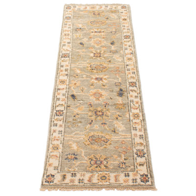 Tapis unique gris Serapi 2 pi 6 po x 8 pi 1 po One Of A Kind
