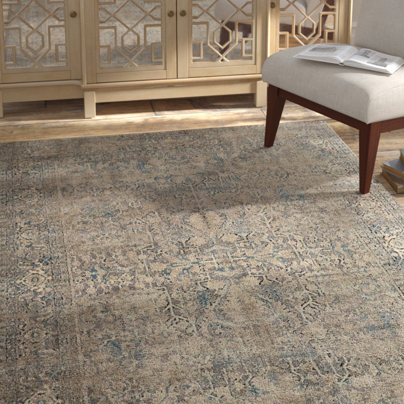 Mahfuze Oriental Indoor Rug, Square 1'6"
