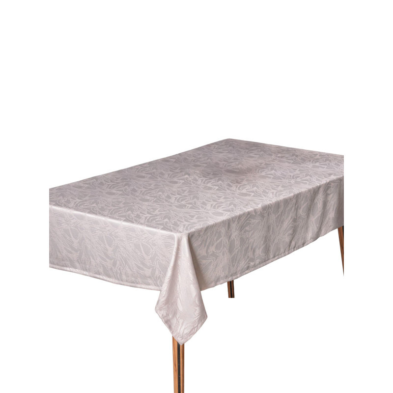 Nappe élégante lavande, 61 x 63 | 100% polyester, lavable à la machine, facile d'entretien | Parfait pour la table à manger et les occasions spéciales, résistant au froissement, repassage à basse température, idéal pour la décoration intérieure et les événements