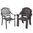 Erman Metal Outdoor Stacking Dining Armchair