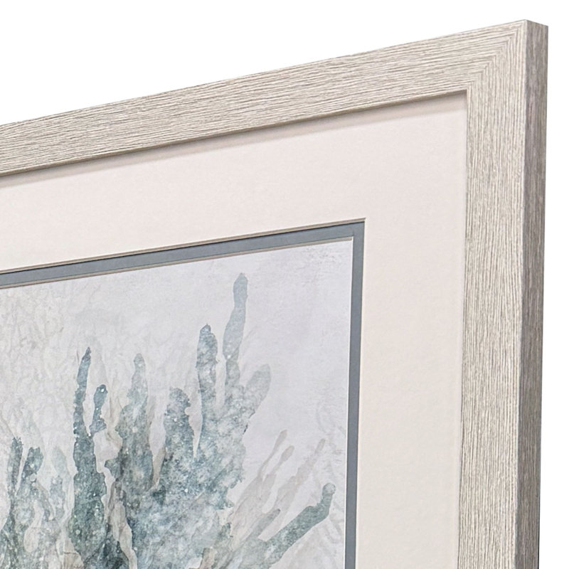 Coral Splash Framed Art