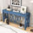 60-Inch Wood Console Table with Spacious Drawers, X-Leg Design-788878812