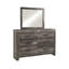 Commode double 6 tiroirs l 60,75 po avec miroir Stutler