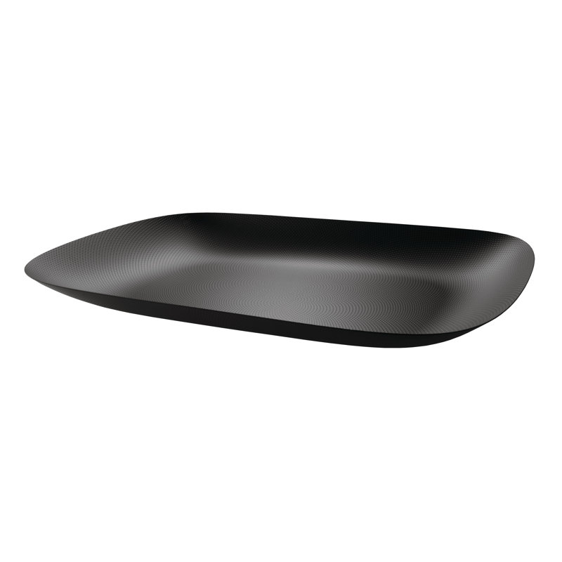 MOIRE'',TRAY BLACK
