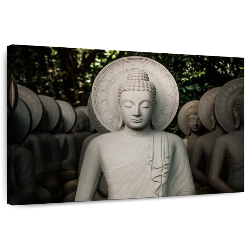 Adella Kantharaj Buddhas, 20" H x 30" W
