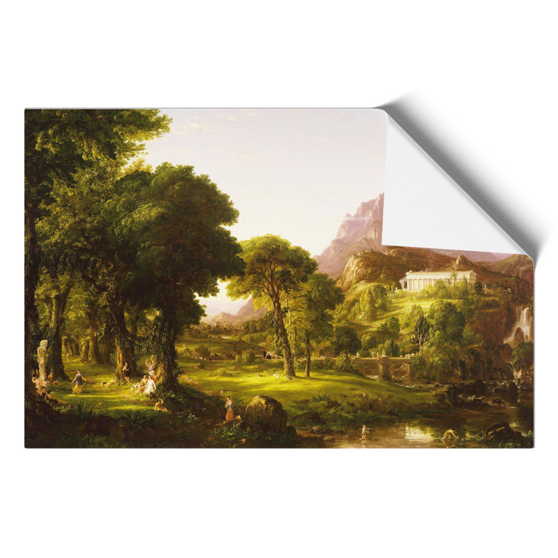 Dream Of Arcadia by Thomas Cole - No Frame Painting, 42cm H x 59cm W x 0.1cm D