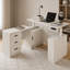 63'' W L-Shaped Electric Height Adjustable Desk