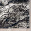 Abstract Shag Black/Grey Area Rug-1059634412