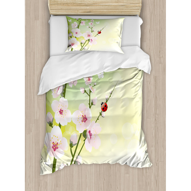 Eclectic Polyester Duvet Cover, Twin Duvet Cover + 1 Sham