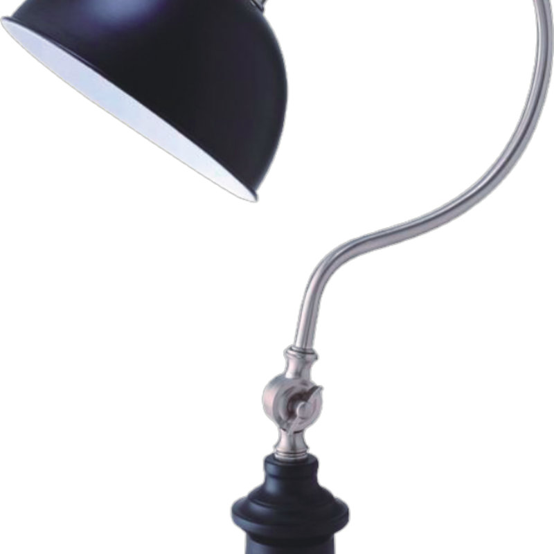 Lampe de table 22 "SATIN NICKLE GOOD NECK