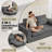 Codeigh Boneless 69'' Convertible Sofa Bed 2 Seats Loveseat Sleeper Sofa Small Couch Sofa-118769551