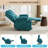 Power Lift Recliner Chair with Massage & Heat, Dual Motor Oversized, Steel Frame & Soft Fabric, 350lb Capacity-1999920375