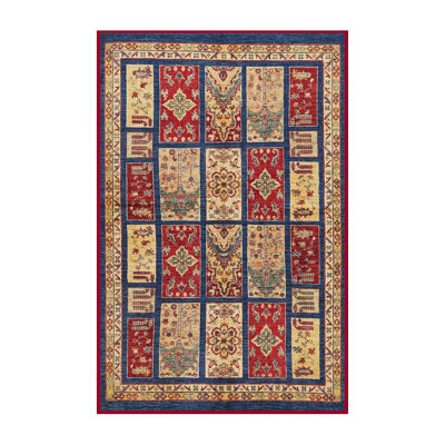 Tapis décoratif multicolore à motif abstrait