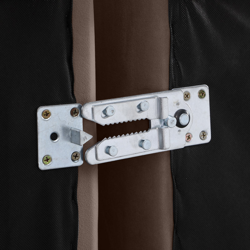 Canapé rembourré 105 po Itala, Velours brun
