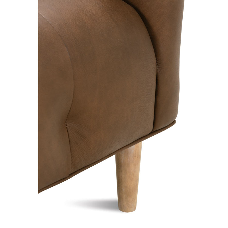Pate Leather Accent Chair