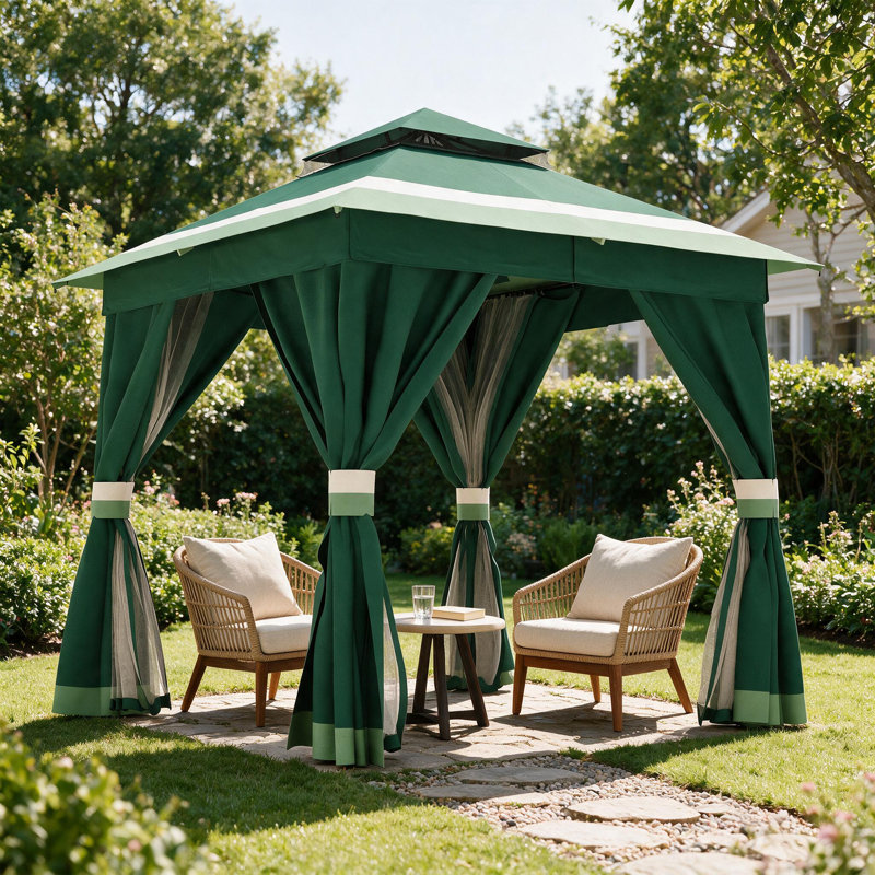 8 Ft. W x 8 Ft. D Steel Pop-up Gazebo