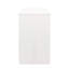 Console extensible Brigg 118,50 po, finition en marbre blanc et carton gris, console polyvalente pour salle à manger multifonctionnelle 120,13 po x 36,03 po, blanc et essentiel pour la décoration intérieure