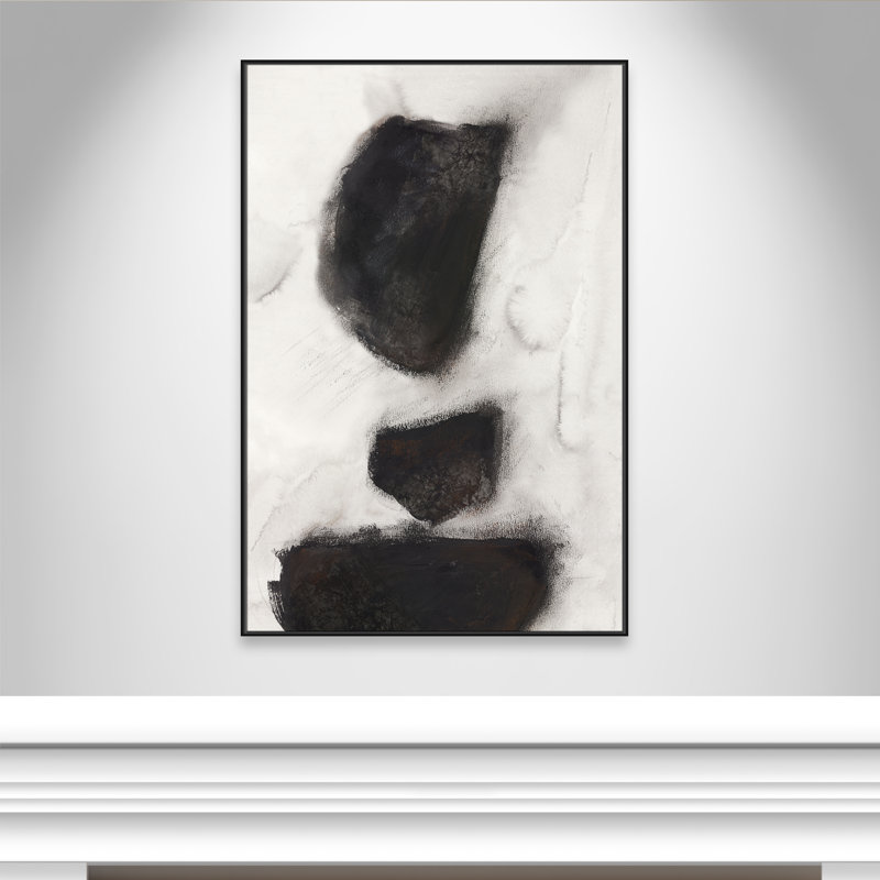 Impression Elegant Contrast II par Casa Fine Arts, H 61,5 po x l 41,5 po, Noir