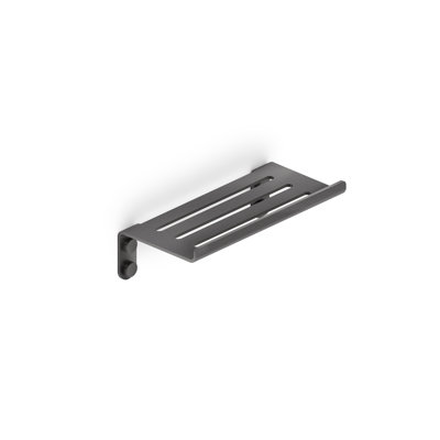 Tomko Square Metal Accent Shelf;Basket