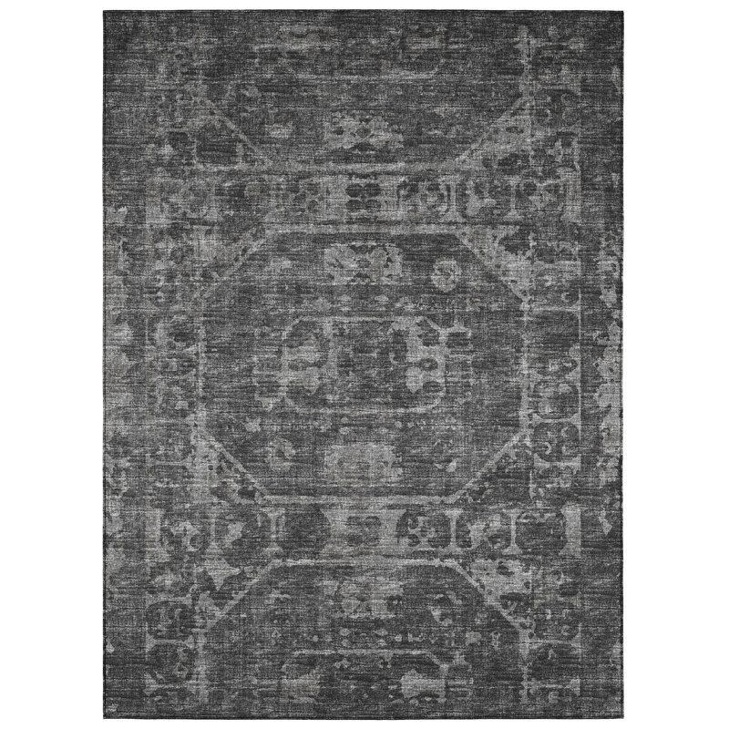 Fenwick Washable Oriental Indoor / Outdoor Rug, Rectangle 8' x 10'