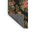 Tapis floral noir / vert / rouge-1628388141