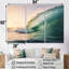«Turquoise Power of Ocean Wave IV», ensemble d'art mural côtier-107735281-107735278