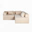 Canapé-lit convertible au sol avec structure de forme fixe-733825494