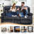 Loveseat Recliner Sofa, RV Recliner Couch, Manual Reclining Loveseat With Console For Living Room, Home Theater Seating With AC/USB C/USB And Drawer-540955580