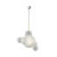 Luminaire suspendu sphérique blanc pur 1 lumière DEL
